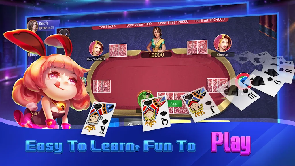 Teen Patti Glory - Online Game Capture d’écran 3