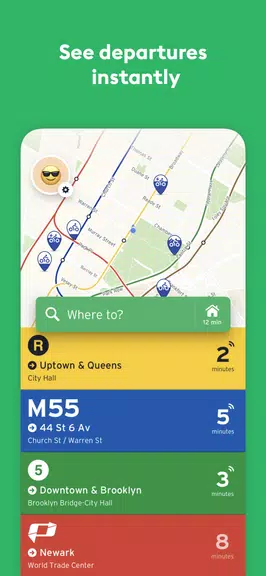 Transit • Subway & Bus Times Screenshot 1