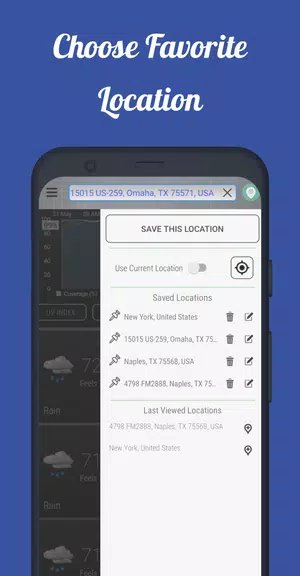 Dark Sky Tech Weather App应用截图第3张