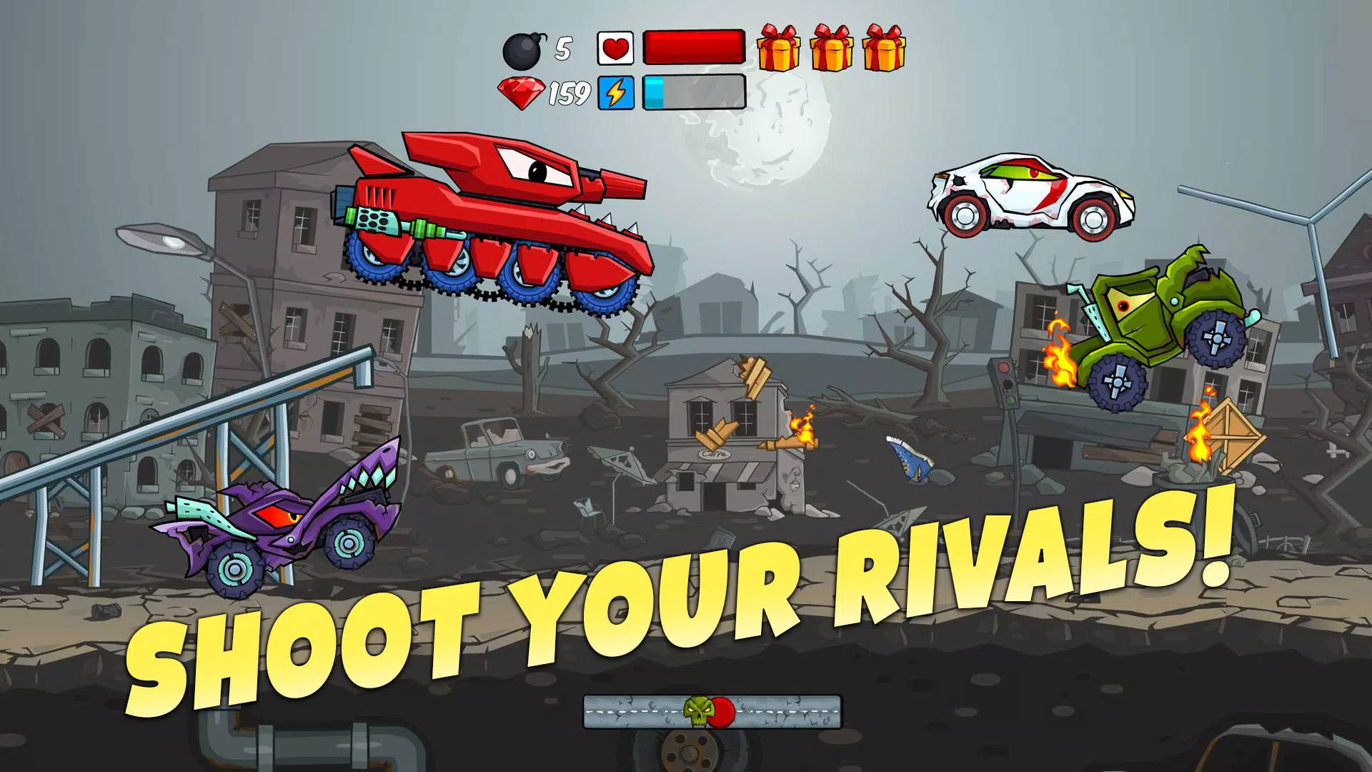 Car Eats Car - Apocalypse Race Capture d’écran 4
