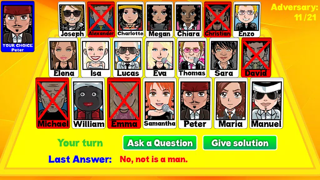 Guess who the character is Скриншот 1