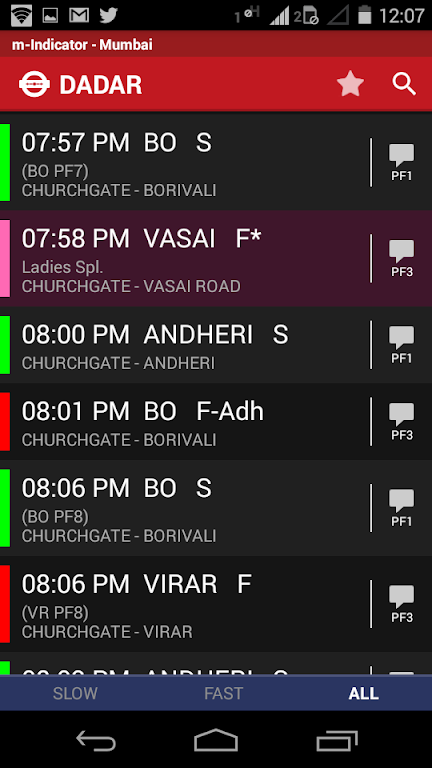 m-Indicator: Mumbai Local应用截图第4张