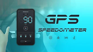 GPS Speedometer: Speed Tracker スクリーンショット 1