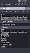 English Telugu Dictionary Mega Captura de pantalla 2