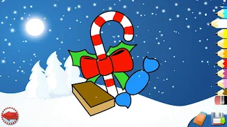 Coloring book Christmas Games Screenshot 2