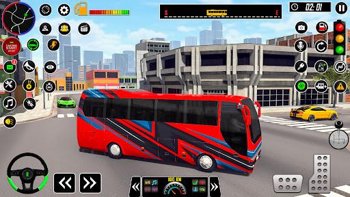 Grand City Racing Bus Sim 3D Capture d'écran 1