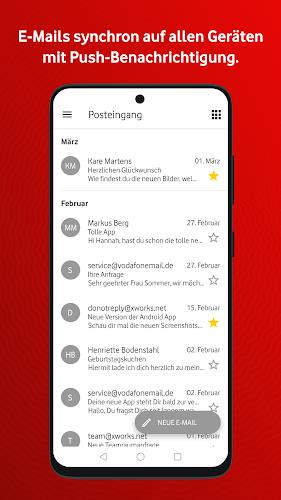 Vodafone E-Mail & Cloud Screenshot 3