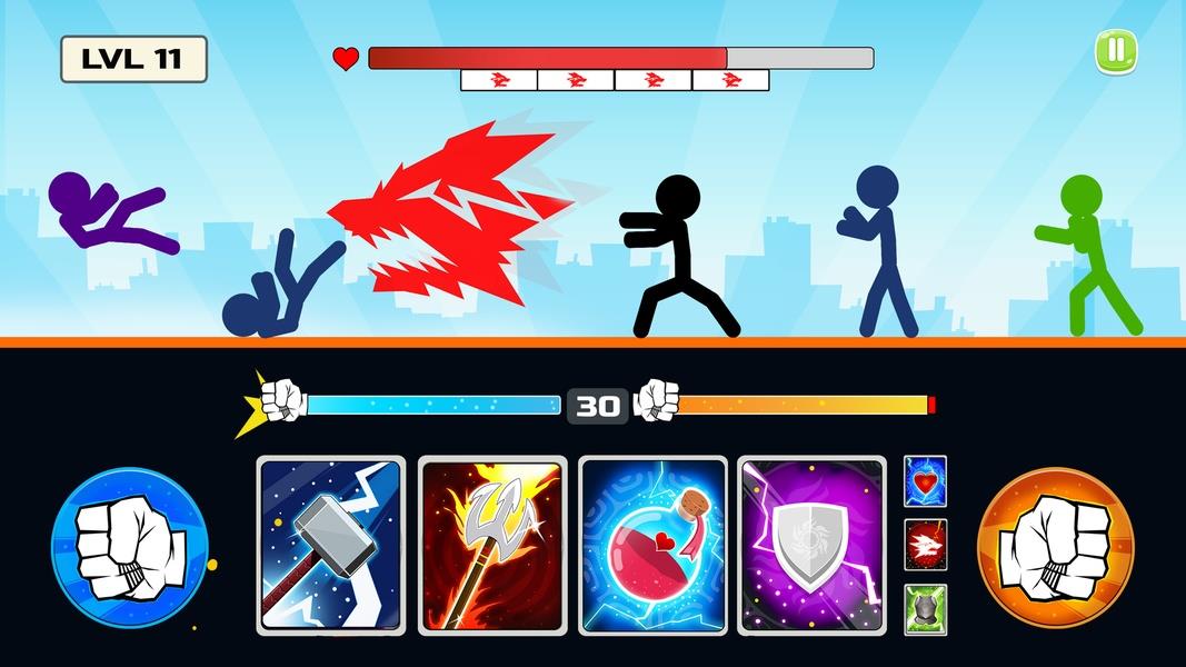 Stickman Fighter Mega Brawl स्क्रीनशॉट 2