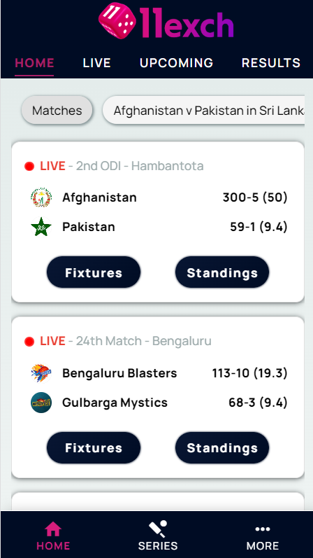 11Exch Scores Line Cricket App應用截圖第2張