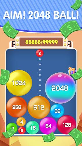 Lucky 2048 - Win Big Reward Скриншот 1