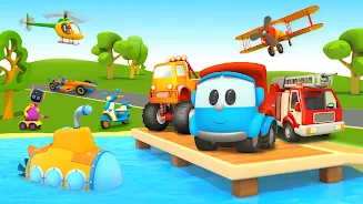 Leo 2: Puzzles & Cars for Kids スクリーンショット 1