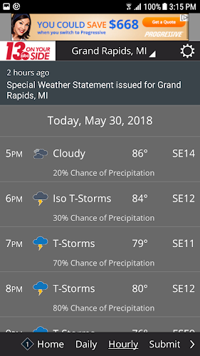 WZZM 13 Weather Captura de tela 3