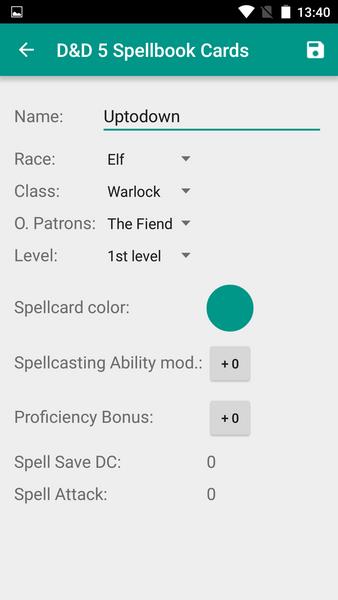 D&D 5 Spellbook स्क्रीनशॉट 4