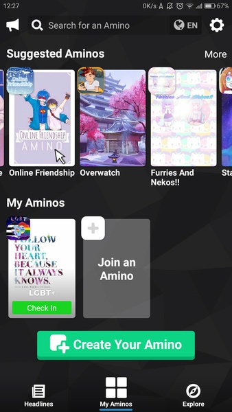 Amino: Communities and Fandom應用截圖第1張