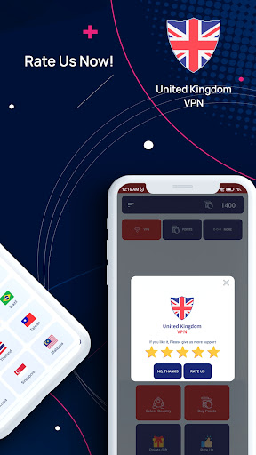 UK Vpn Get United Kingdom IP Captura de pantalla 4