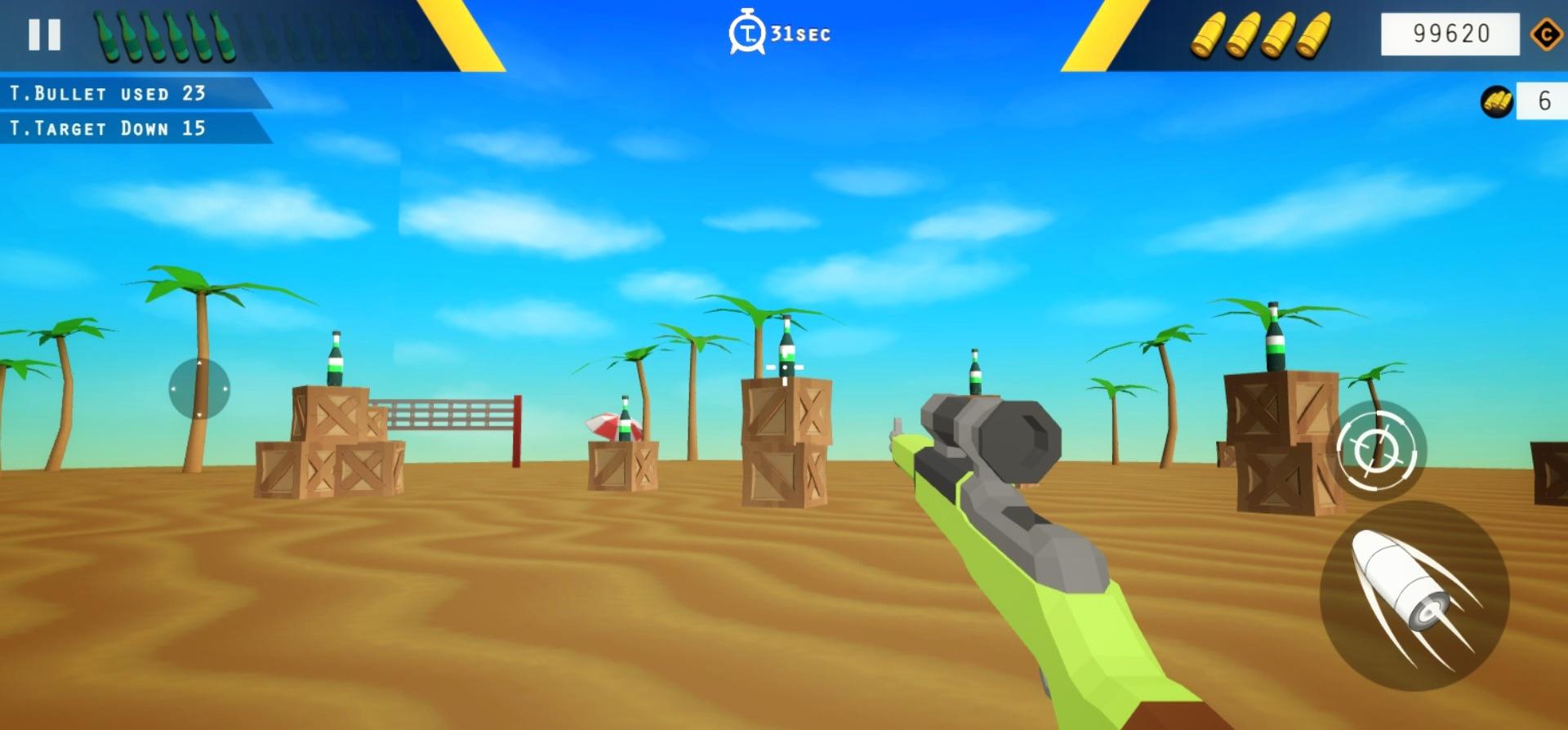 Bottle Shooting Game Screenshot 1