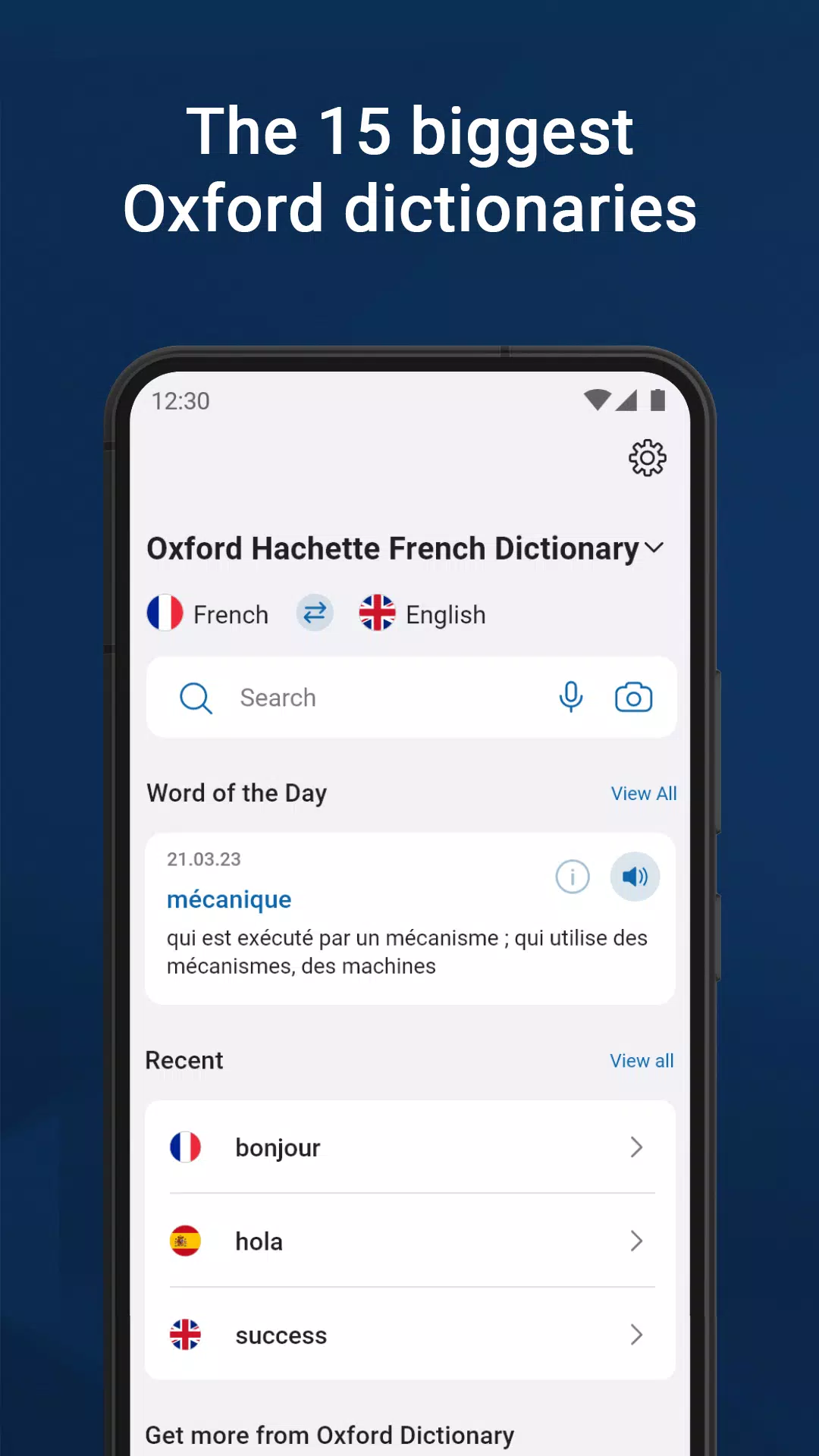 Oxford Dictionary & Thesaurus Captura de pantalla 2