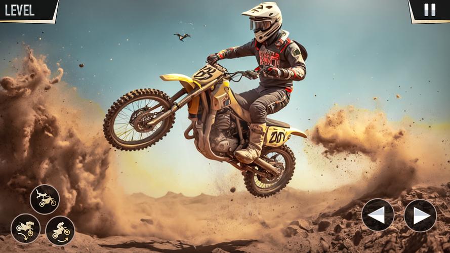 Dirt Bike Motor Cross Racing Captura de pantalla 1