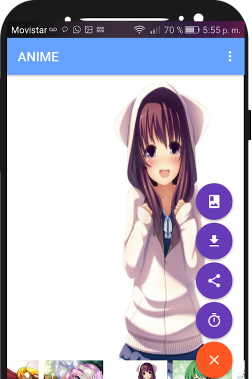 anime images for wallpaper スクリーンショット 2