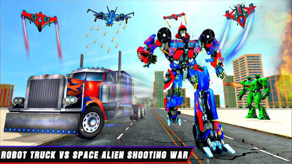 Truck Robot Transform Game Screenshot 1