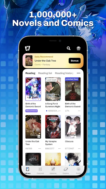 WebNovel 起點國際應用截圖第2張