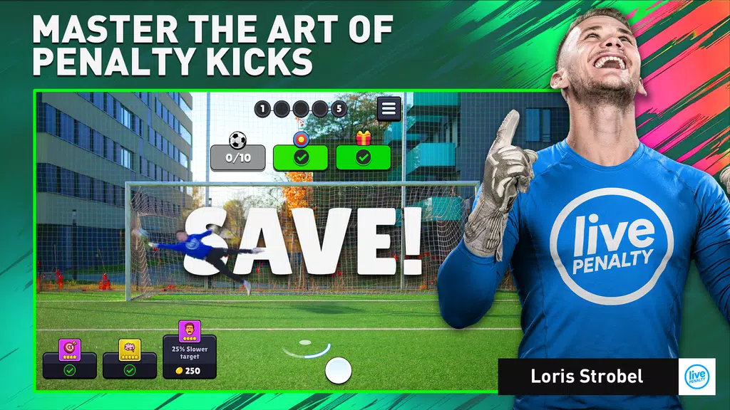Soccer Penalty: Live Goalie स्क्रीनशॉट 2