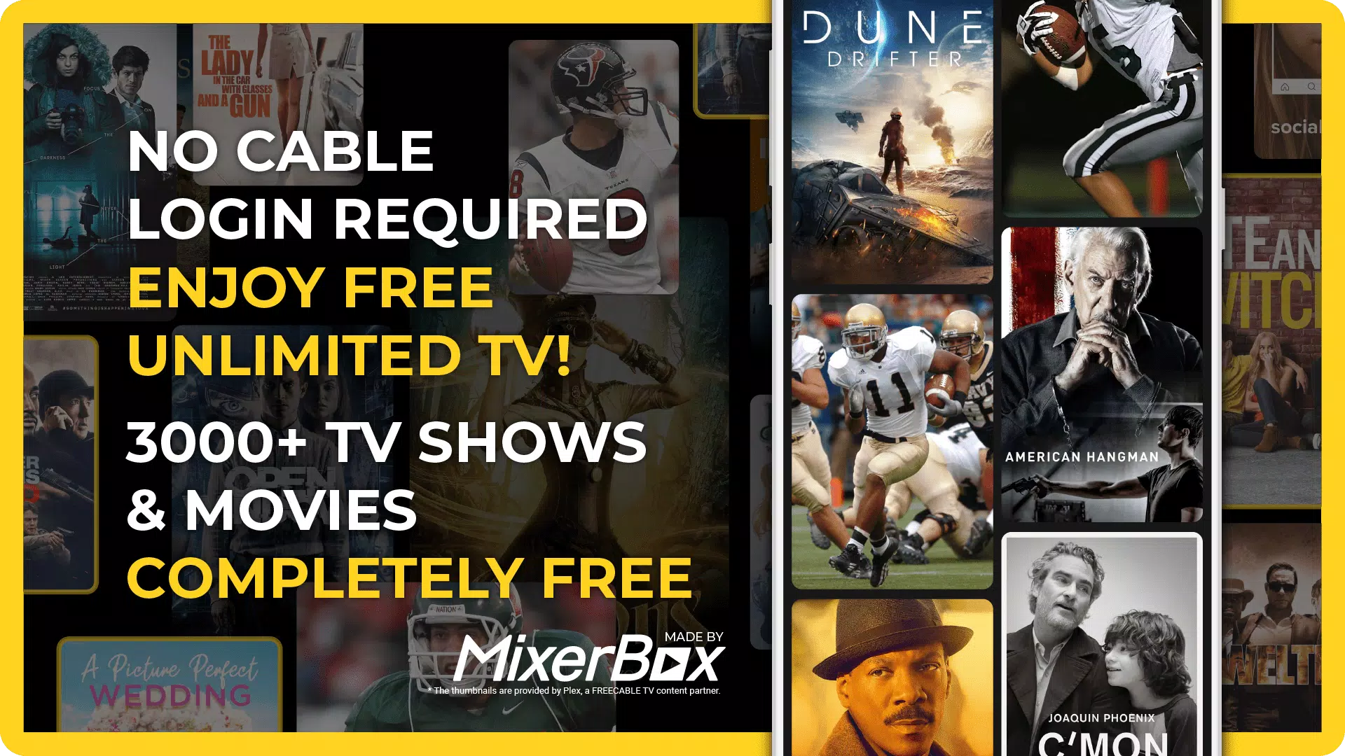 FREECABLE© TV App: Shows, News應用截圖第1張