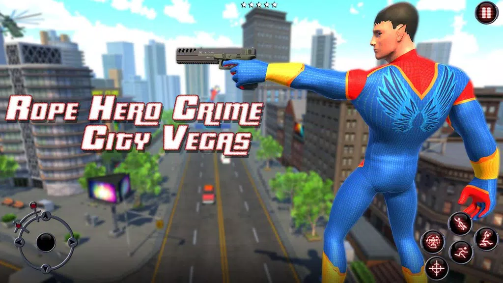 Rope Amazing Hero Crime City S应用截图第2张