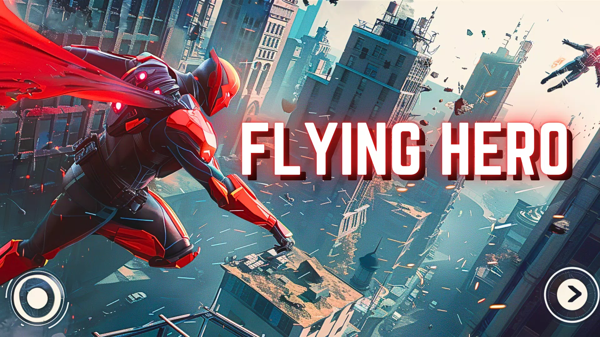 Flying hero man iron hero suit應用截圖第1張