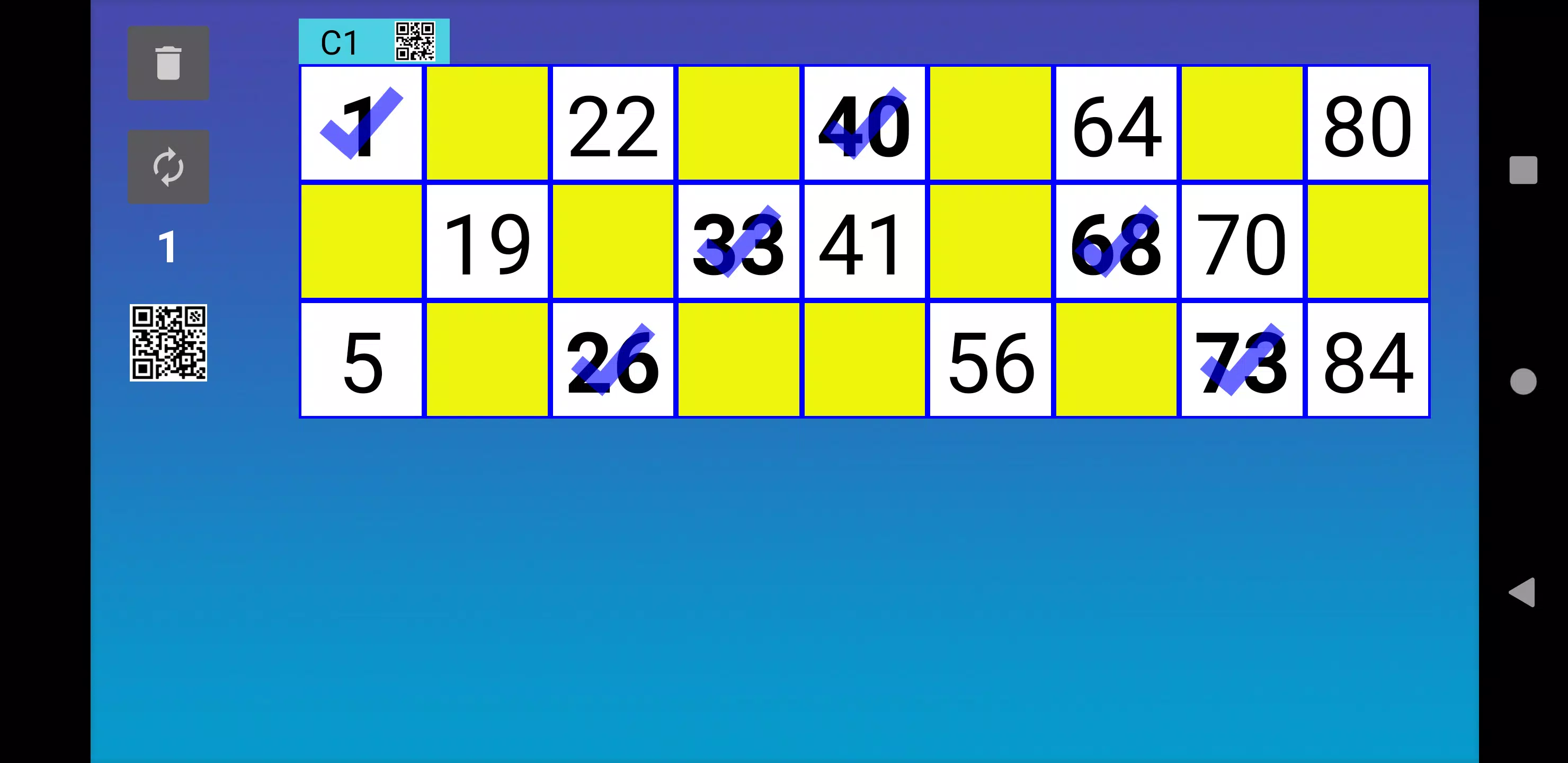 Bingo RS Cards Скриншот 2