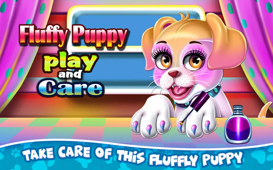 Fluffy Puppy Play and Care Screenshot 1