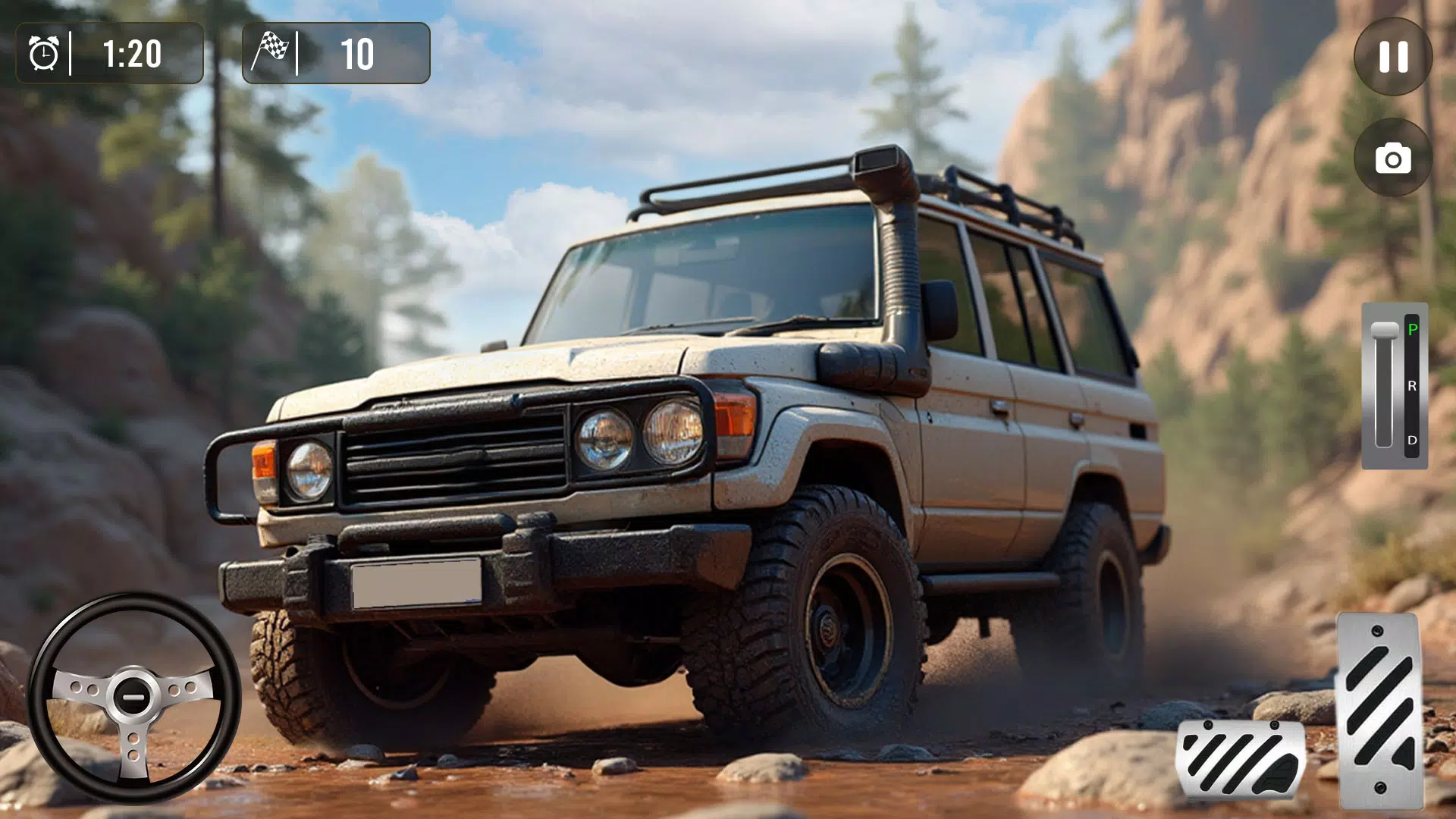 Toyota Land Cruiser Prado Game Captura de pantalla 1
