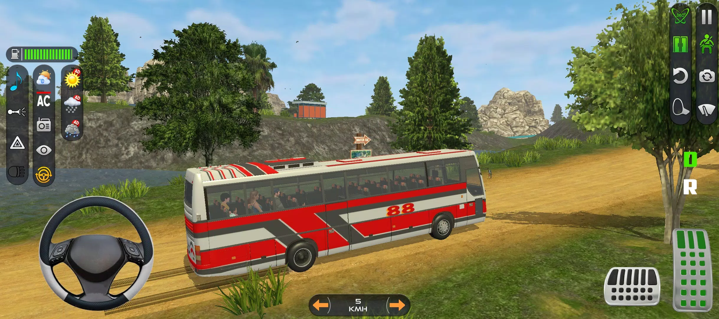 Offroad Bus: Coach Bus Driving应用截图第3张