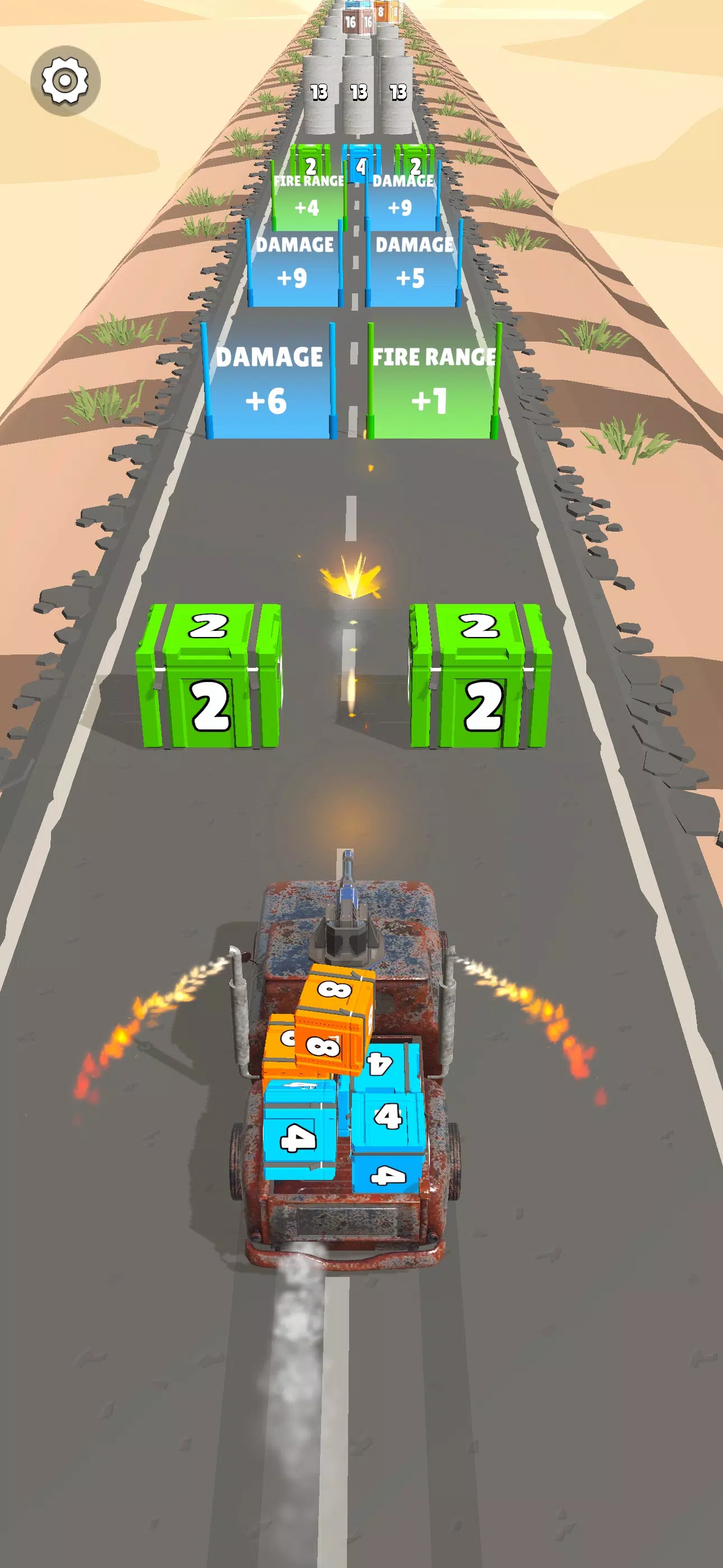 Car Rush 2048 Скриншот 1