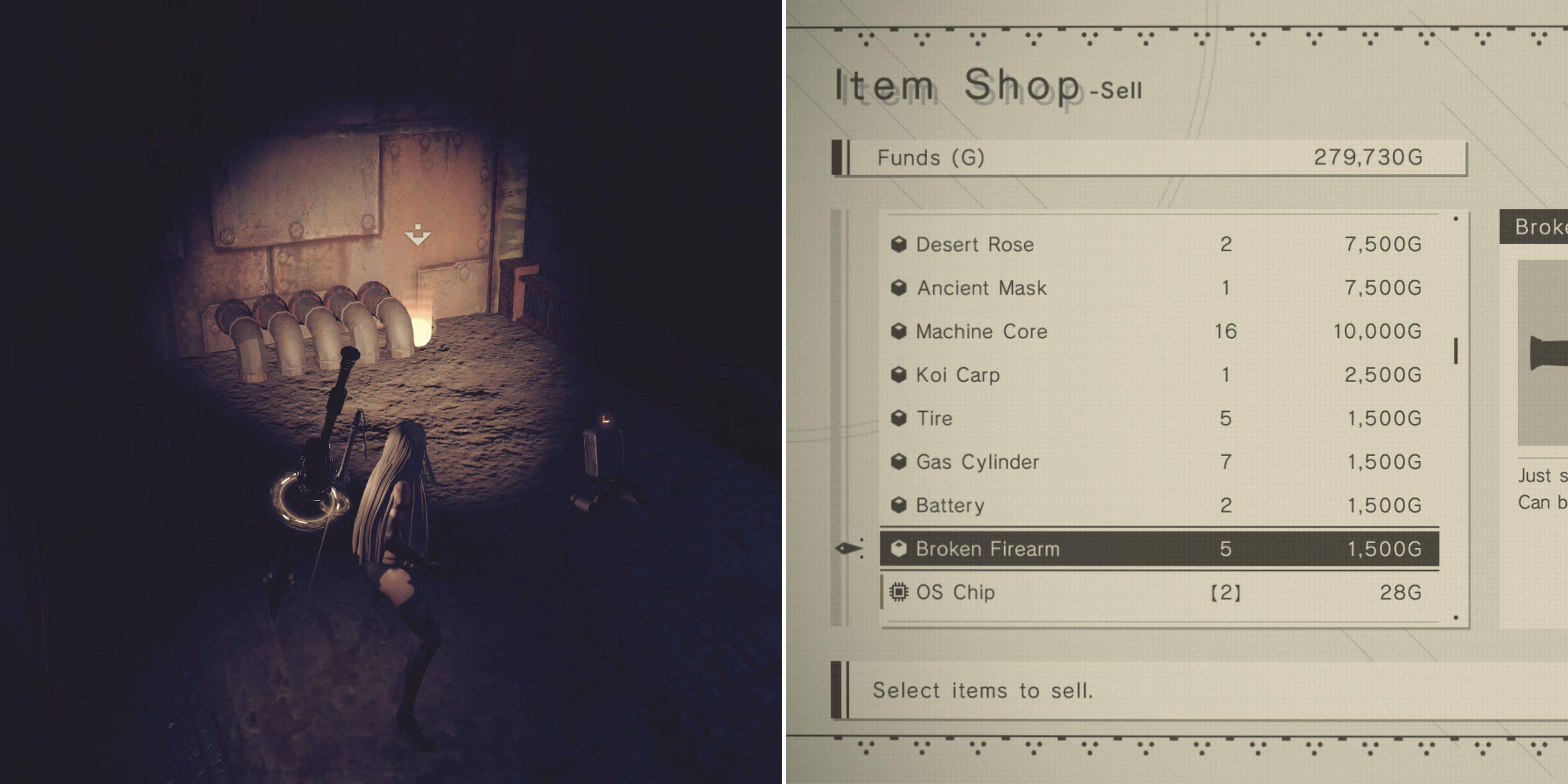 NieR:Automata - どのアイテムを売るべきか