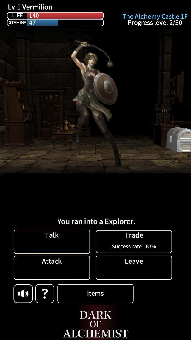 Dark of Alchemist - Dungeon Cr Screenshot 4