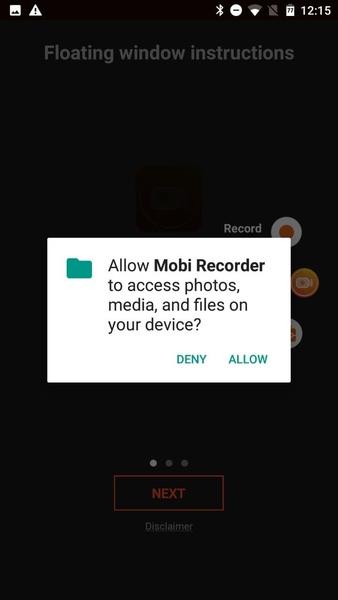 Mobi enregistreur d'écran Capture d'écran 3