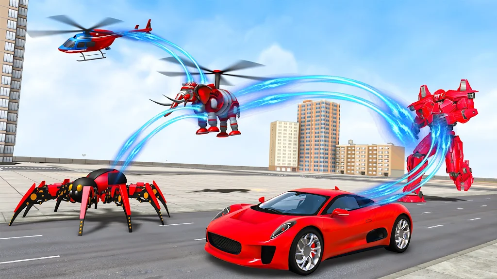 Spider Robot Games: Robot Car Captura de pantalla 3