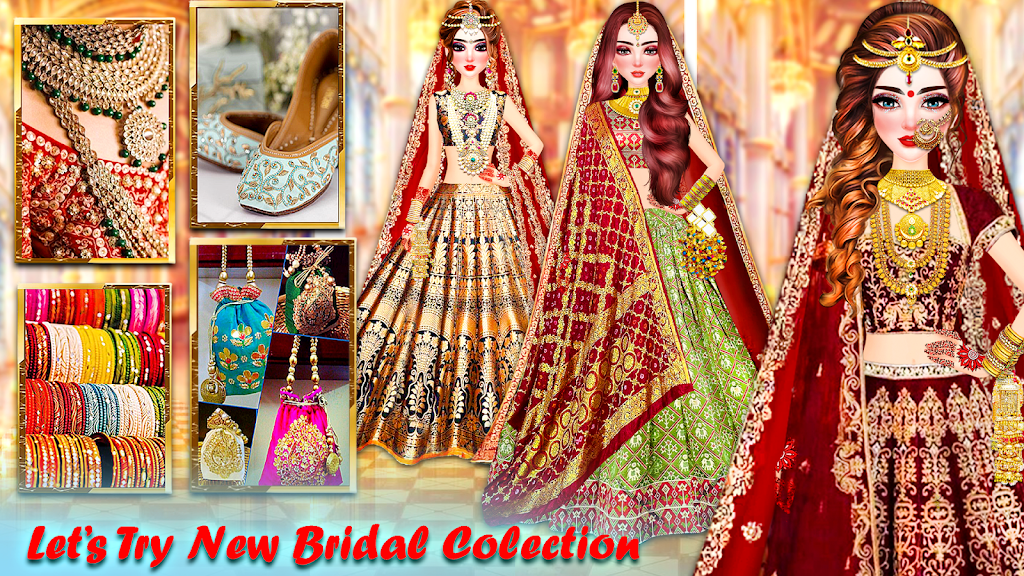 Indian Bride Dress Up Girl 스크린샷 2