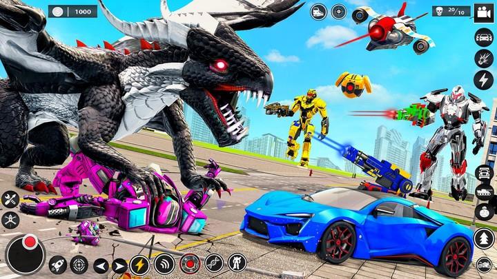 Dragon Robot Car Transform スクリーンショット 2