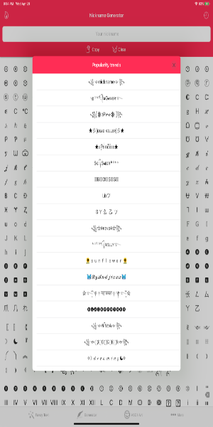 Fancy Text Symbols Capture d'écran 3