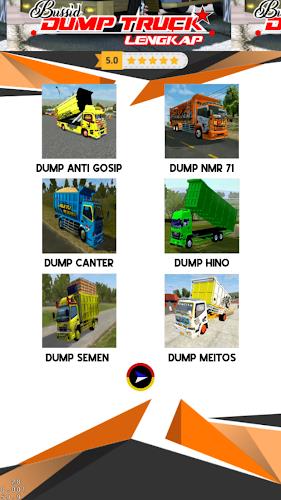 Bussid Dump Truck Lengkap スクリーンショット 2