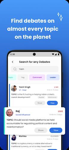 Peopl: Debate & Network应用截图第2张
