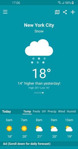 Weather Sky: Weather, Radar スクリーンショット 3