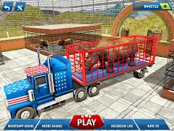 Offroad Wild Animal Truck Driv 스크린샷 1