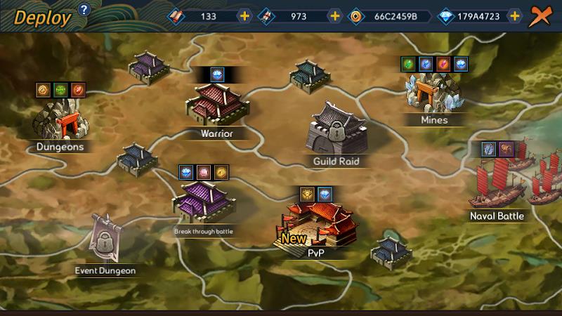 Idle Three Kingdoms : Card RPG Captura de pantalla 4