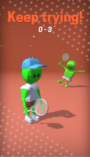 lawn tennis games - 3D offline Captura de pantalla 2