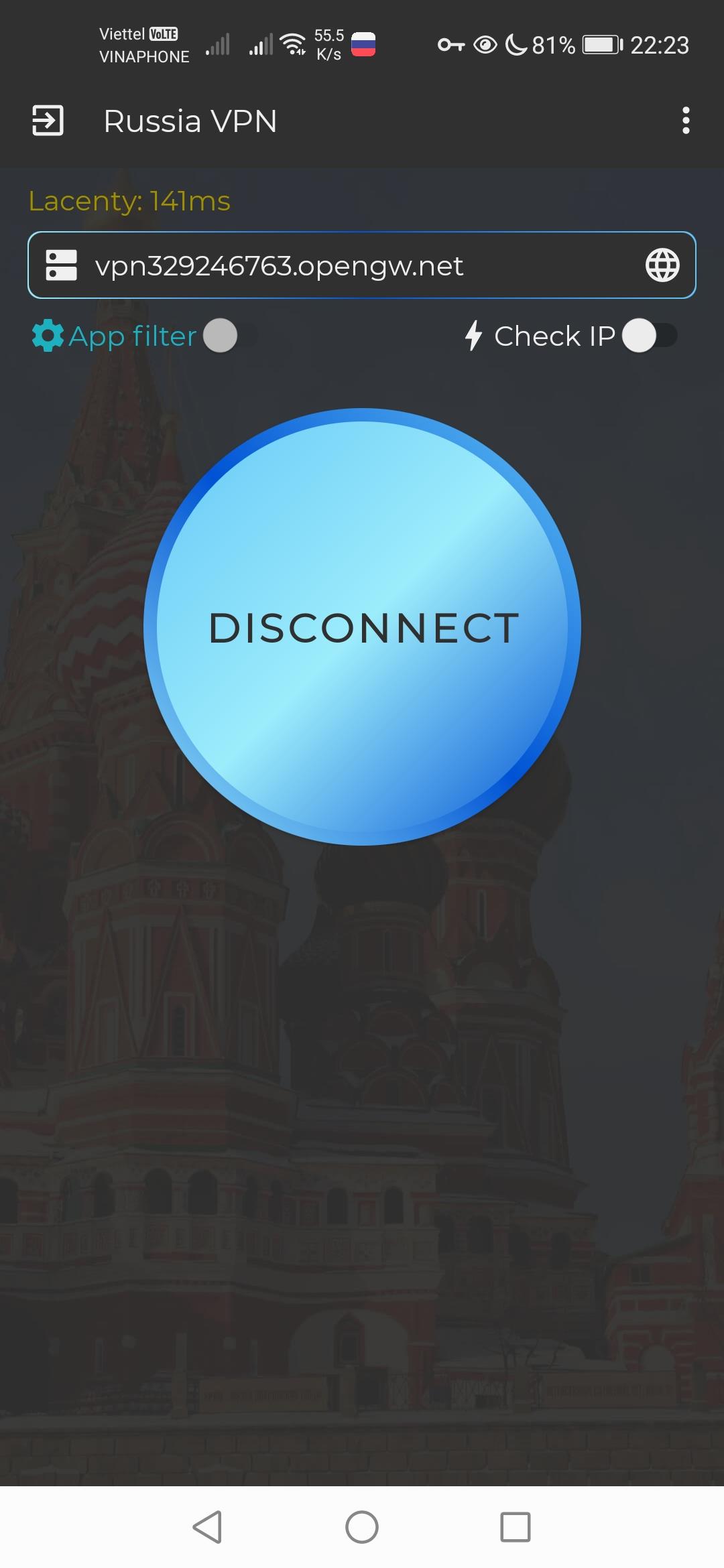 Russia VPN - Get Russian IP Screenshot 3