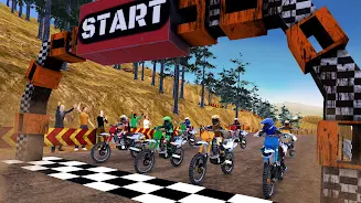 Dirt Track Bike Racing Captura de pantalla 3