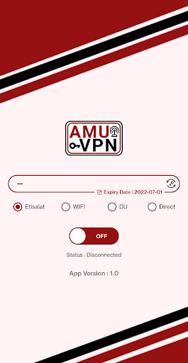 Amu VPN Скриншот 1